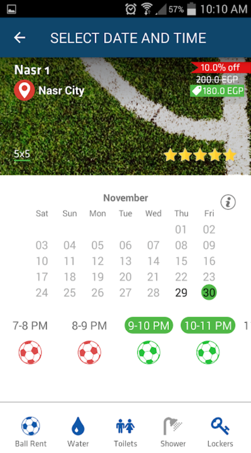 Mal3abak: Fields Reservation App screenshot 4